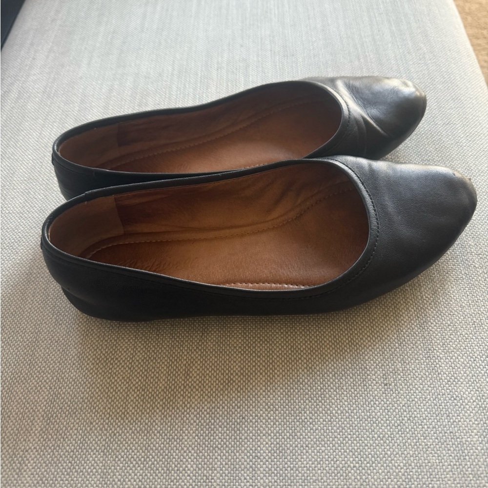 Madewell Black Leather Loafers